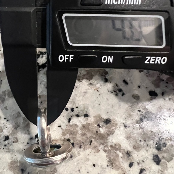 Turquoise Sterling Silver Oval Ring Size 8 - Picture 11 of 11